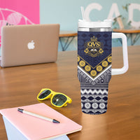 Fiji Queen Victoria School Tumbler With Handle QVS 1906 Generational School Legacy LT9 - Polynesian Pride