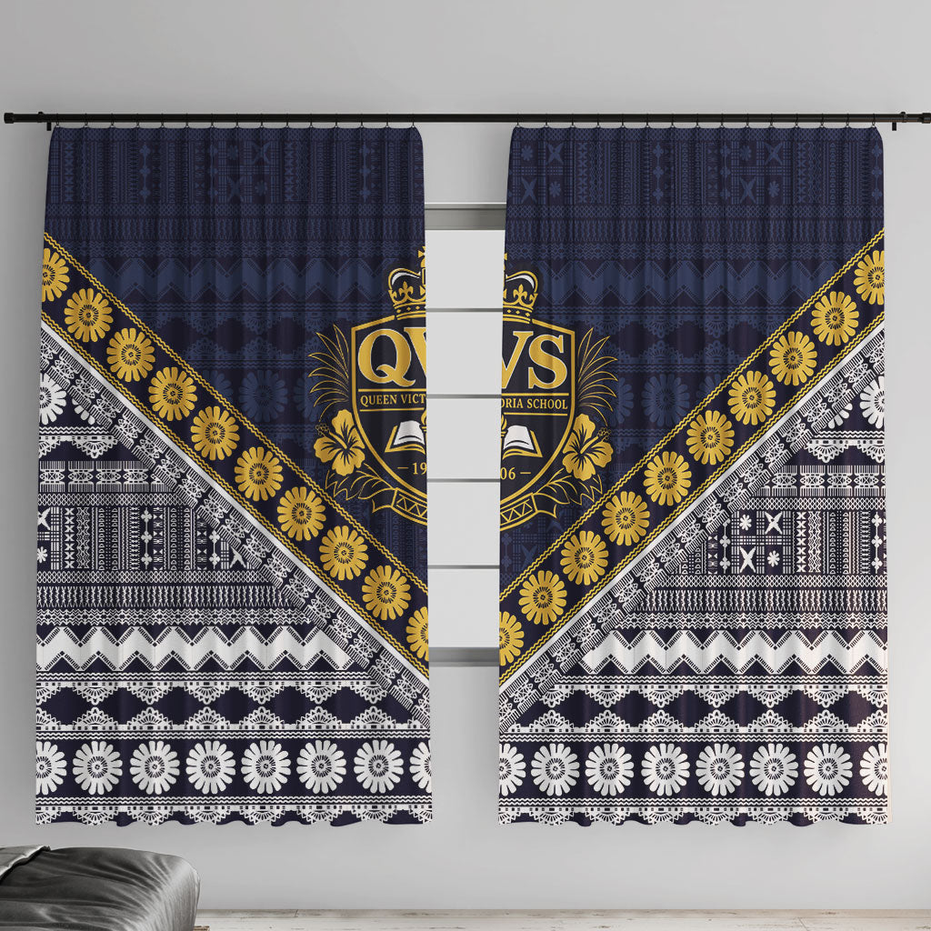 Fiji Queen Victoria School Window Curtain QVS 1906 Generational School Legacy