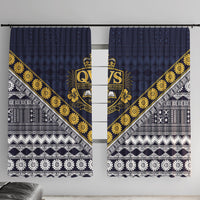 Fiji Queen Victoria School Window Curtain QVS 1906 Generational School Legacy