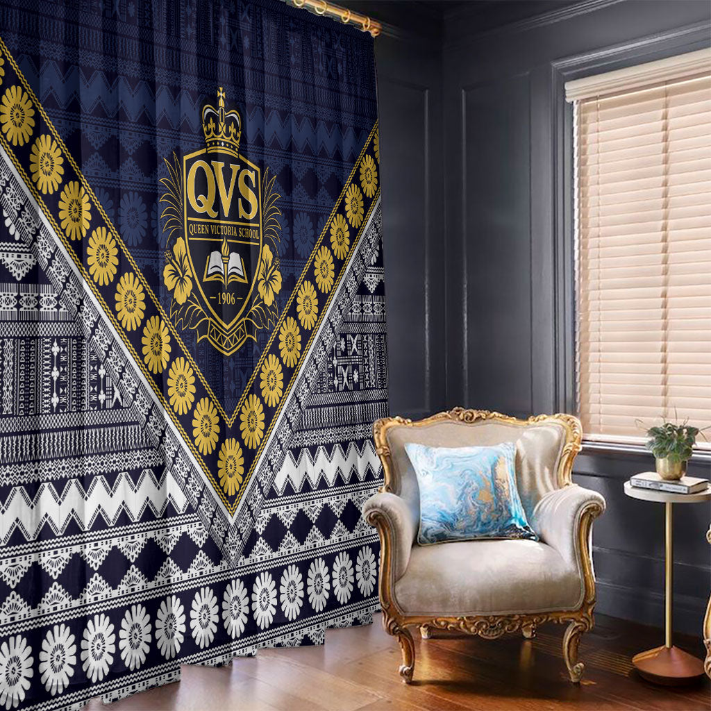 Fiji Queen Victoria School Window Curtain QVS 1906 Generational School Legacy