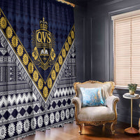 Fiji Queen Victoria School Window Curtain QVS 1906 Generational School Legacy