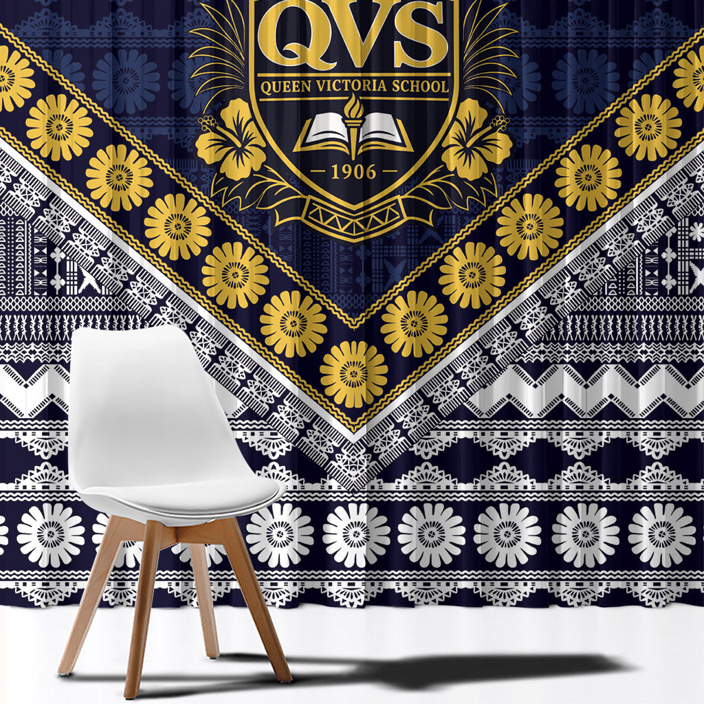 Fiji Queen Victoria School Window Curtain QVS 1906 Generational School Legacy
