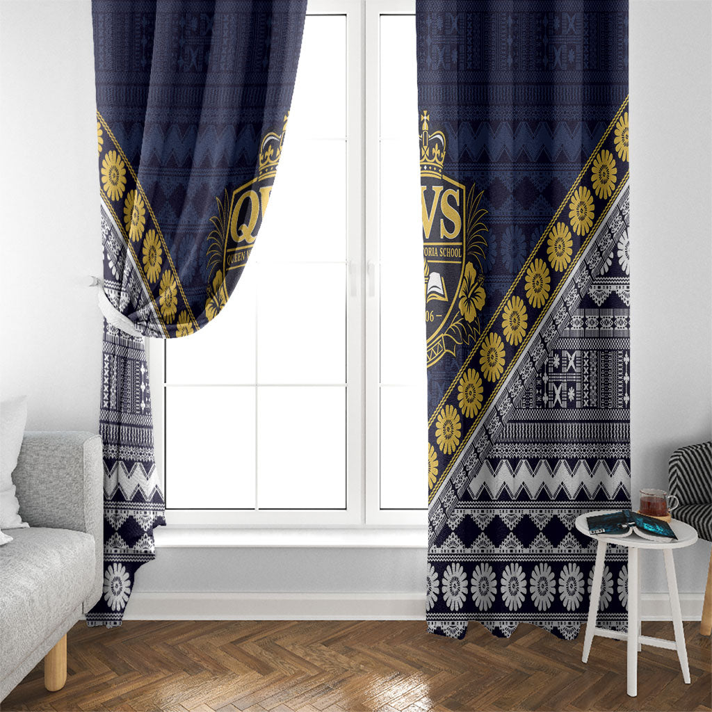 Fiji Queen Victoria School Window Curtain QVS 1906 Generational School Legacy