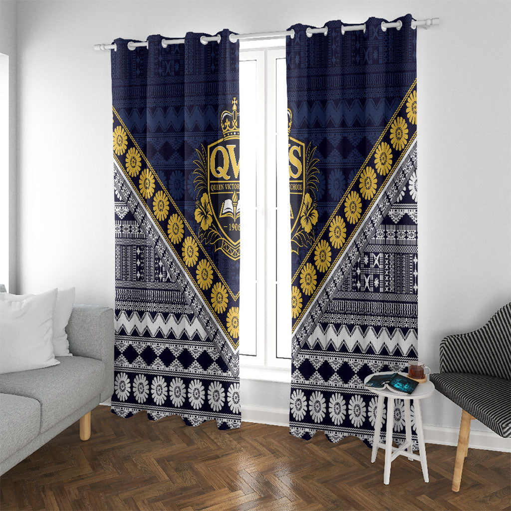 Fiji Queen Victoria School Window Curtain QVS 1906 Generational School Legacy