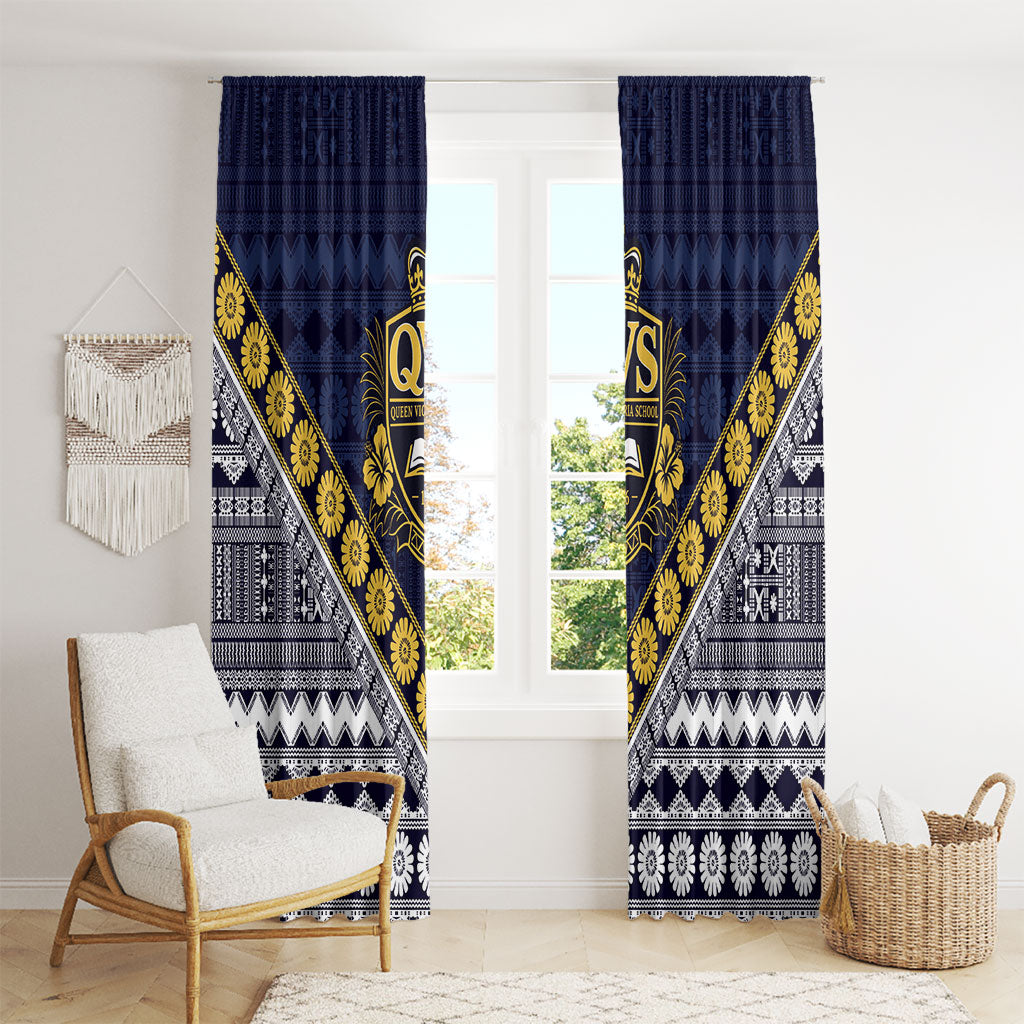 Fiji Queen Victoria School Window Curtain QVS 1906 Generational School Legacy
