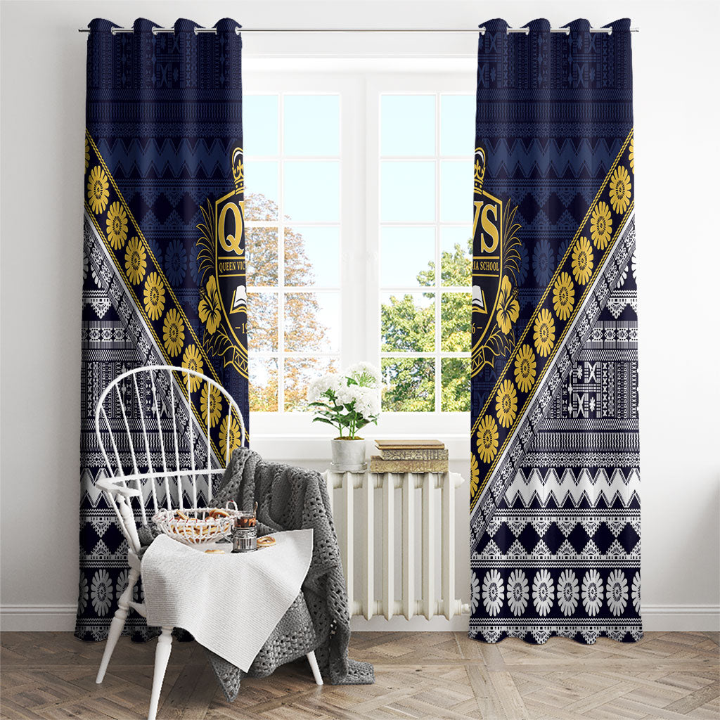Fiji Queen Victoria School Window Curtain QVS 1906 Generational School Legacy