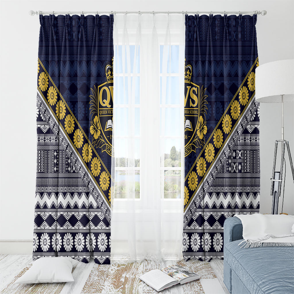 Fiji Queen Victoria School Window Curtain QVS 1906 Generational School Legacy