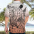 Beauty and The Warrior Polynesian Valentine Hawaiian Shirt Hibiscus FLowers Orange Style LT9 - Polynesian Pride