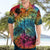 Beauty and The Warrior Polynesian Valentine Hawaiian Shirt Hibiscus FLowers Rainbow Style LT9 - Polynesian Pride