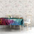 Beauty and The Warrior Polynesian Valentine Tablecloth Hibiscus FLowers Rainbow Style LT9 - Polynesian Pride