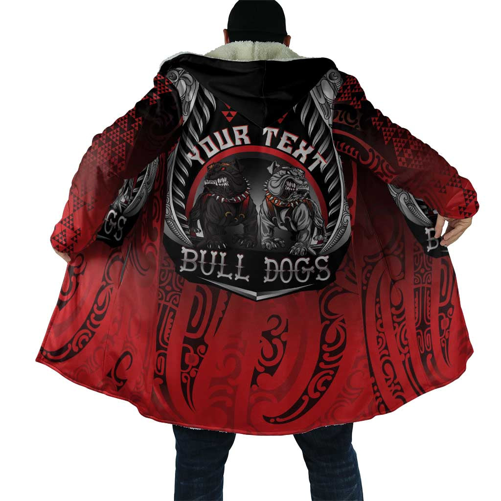Aotearoa Bulldog Personalised Cloak Maori Kowhaiwhai Motif - Polynesian Pride