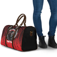 Aotearoa Bulldog Personalised Travel Bag Maori Kowhaiwhai Motif - Polynesian Pride