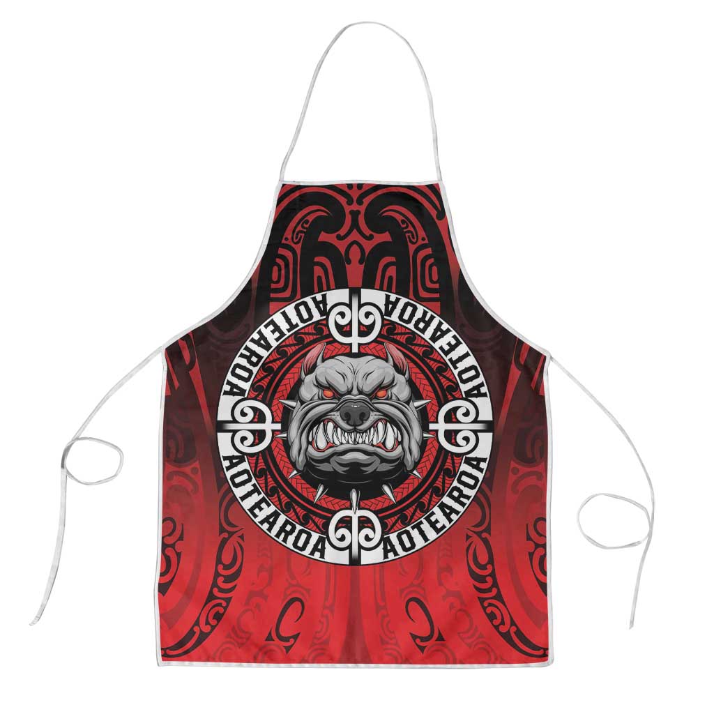 Aotearoa Bulldog Apron New Zealand Kowhaiwhai Tribal - Polynesian Pride