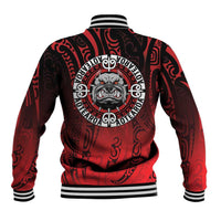 Aotearoa Bulldog Baseball Jacket New Zealand Kowhaiwhai Tribal