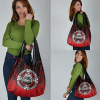 Aotearoa Bulldog Grocery Bag New Zealand Kowhaiwhai Tribal