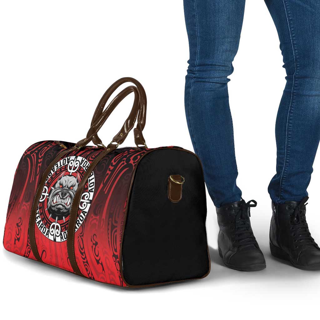 Aotearoa Bulldog Travel Bag New Zealand Kowhaiwhai Tribal LT9 - Polynesian Pride