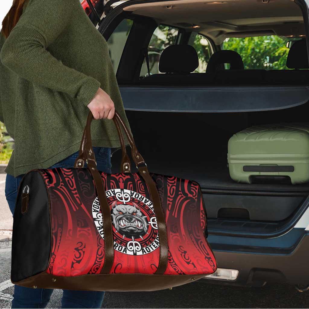 Aotearoa Bulldog Travel Bag New Zealand Kowhaiwhai Tribal LT9 - Polynesian Pride