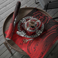 Aotearoa Bulldog Wrapping Paper New Zealand Kowhaiwhai Tribal - Polynesian Pride