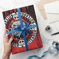 Aotearoa Bulldog Wrapping Paper New Zealand Kowhaiwhai Tribal - Polynesian Pride
