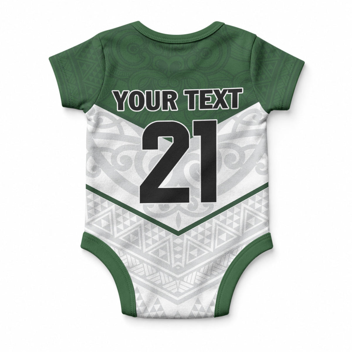 Custom New Zealand Maori Niho Taniwha Baby Onesie LT9 - Polynesian Pride