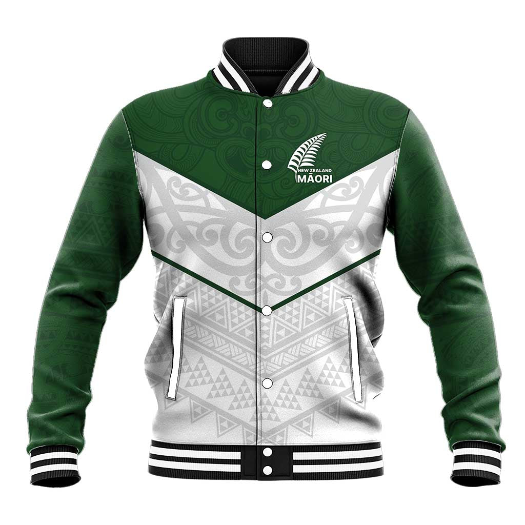 Custom New Zealand Maori Niho Taniwha Baseball Jacket
