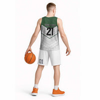 Custom New Zealand Maori Niho Taniwha Basketball Jersey - Polynesian Pride