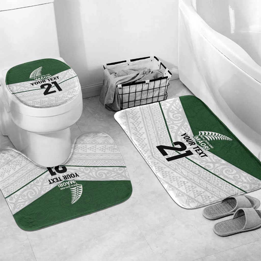 Custom New Zealand Maori Niho Taniwha Bathroom Set - Polynesian Pride