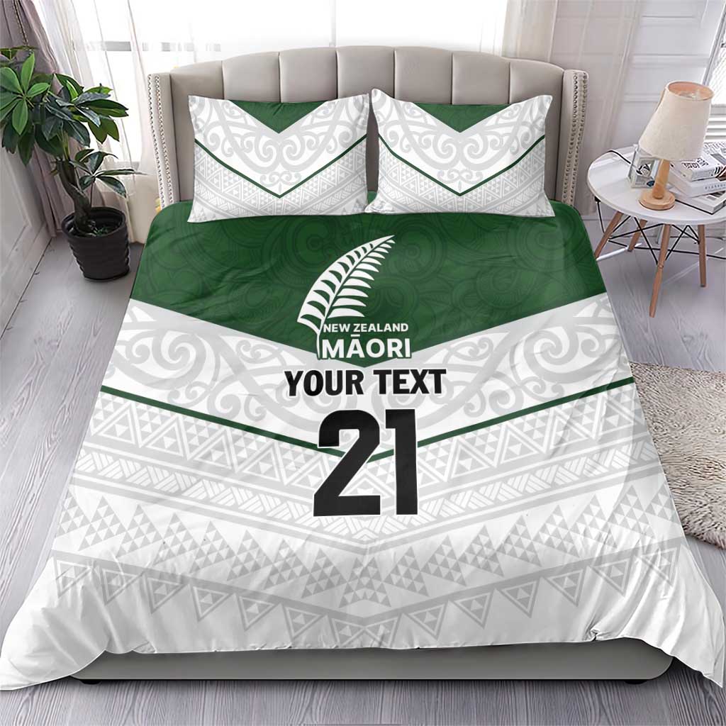 Custom New Zealand Maori Niho Taniwha Bedding Set