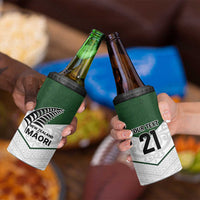 Custom New Zealand Maori Niho Taniwha 4 in 1 Can Cooler Tumbler