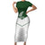 Custom New Zealand Maori Niho Taniwha Family Matching Short Sleeve Bodycon Dress and Hawaiian Shirt