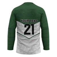 Custom New Zealand Maori Niho Taniwha Hockey Jersey - Polynesian Pride