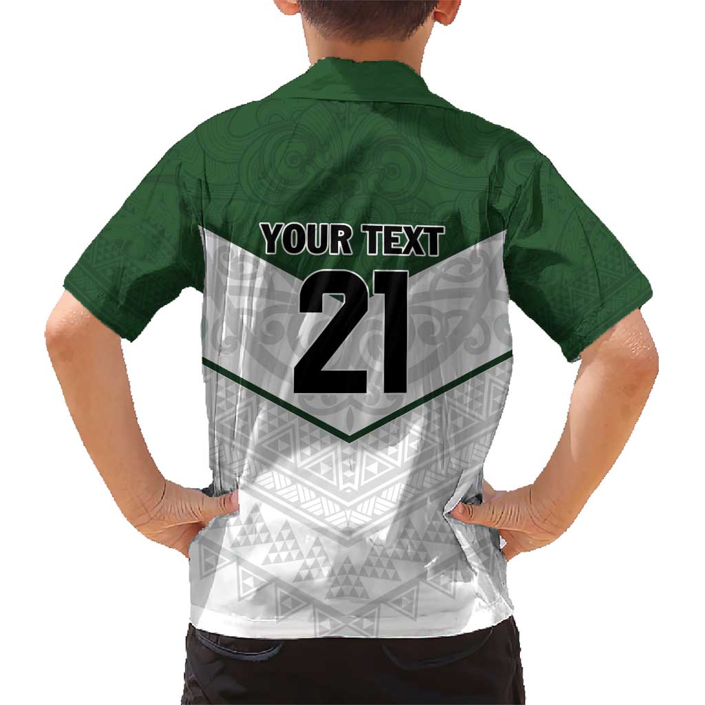 Custom New Zealand Maori Niho Taniwha Kid Hawaiian Shirt
