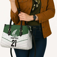 Custom New Zealand Maori Niho Taniwha Leather Bag - Polynesian Pride