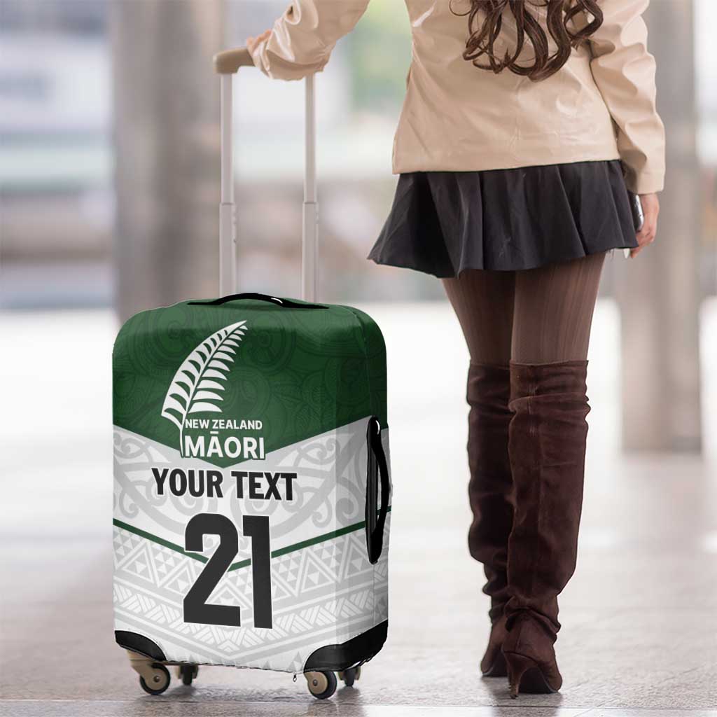 Custom New Zealand Maori Niho Taniwha Luggage Cover