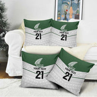 Custom New Zealand Maori Niho Taniwha Pillow Cover - Polynesian Pride