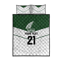 Custom New Zealand Maori Niho Taniwha Quilt Bed Set