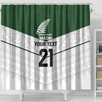 Custom New Zealand Maori Niho Taniwha Shower Curtain