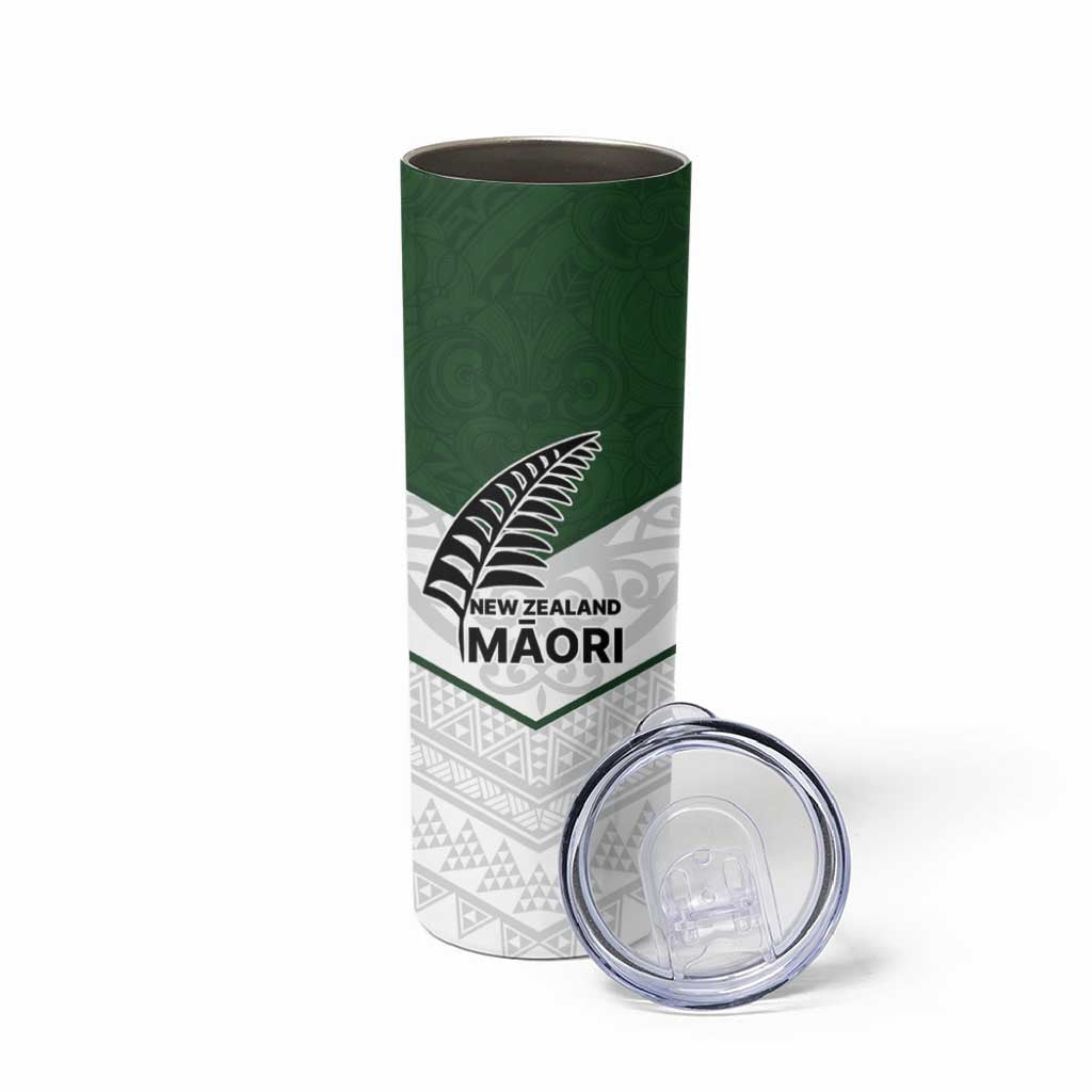 Custom New Zealand Maori Niho Taniwha Skinny Tumbler