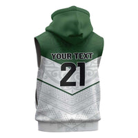 Custom New Zealand Maori Niho Taniwha Sleeveless Hoodie LT9 - Polynesian Pride