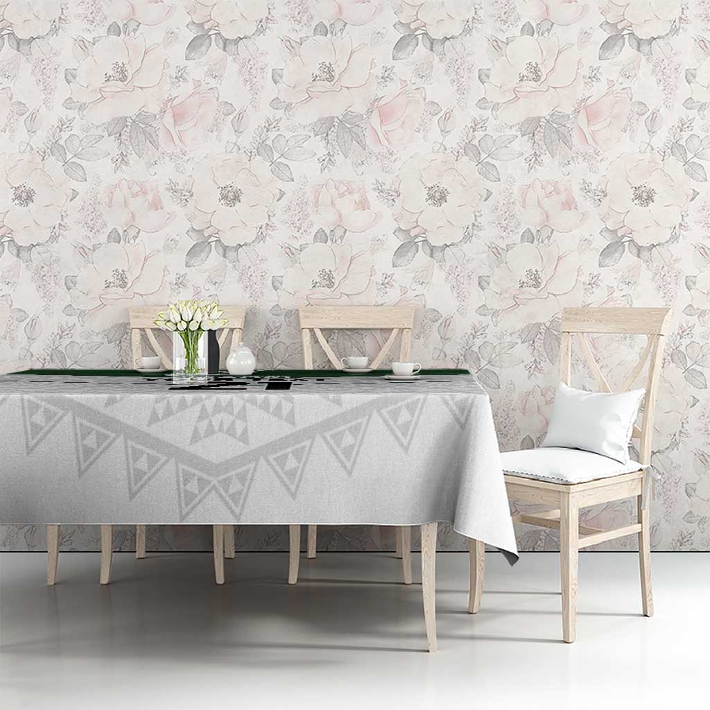 Custom New Zealand Maori Niho Taniwha Tablecloth