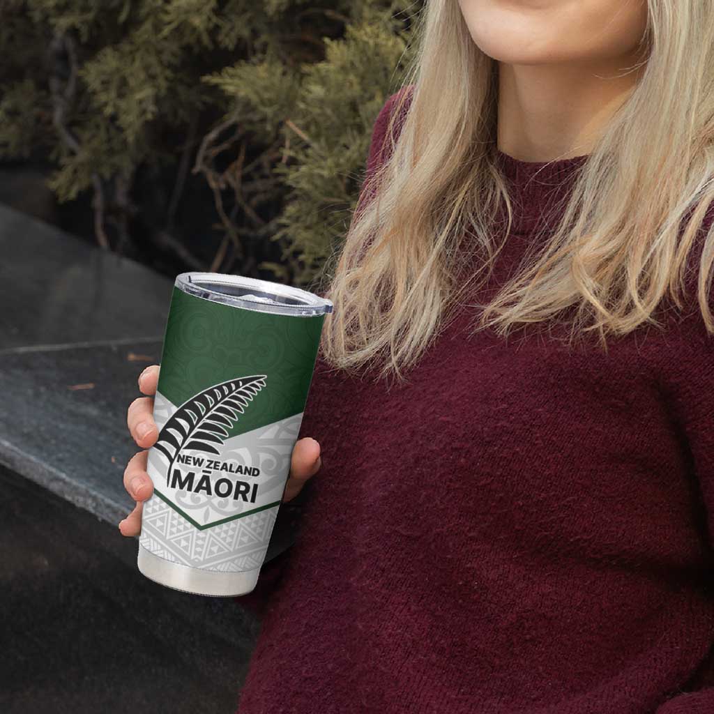 Custom New Zealand Maori Niho Taniwha Tumbler Cup