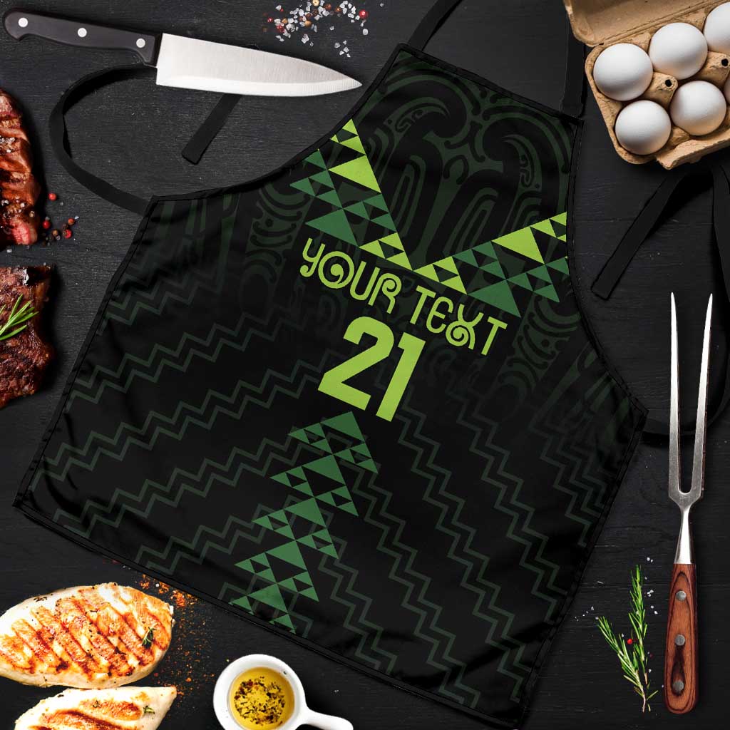 Custom New Zealand Maori Koru Koiri Motif Apron - Polynesian Pride