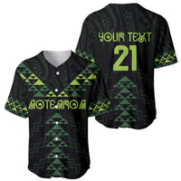 Custom New Zealand Maori Koru Koiri Motif Baseball Jersey