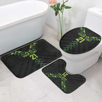 Custom New Zealand Maori Koru Koiri Motif Bathroom Set - Polynesian Pride