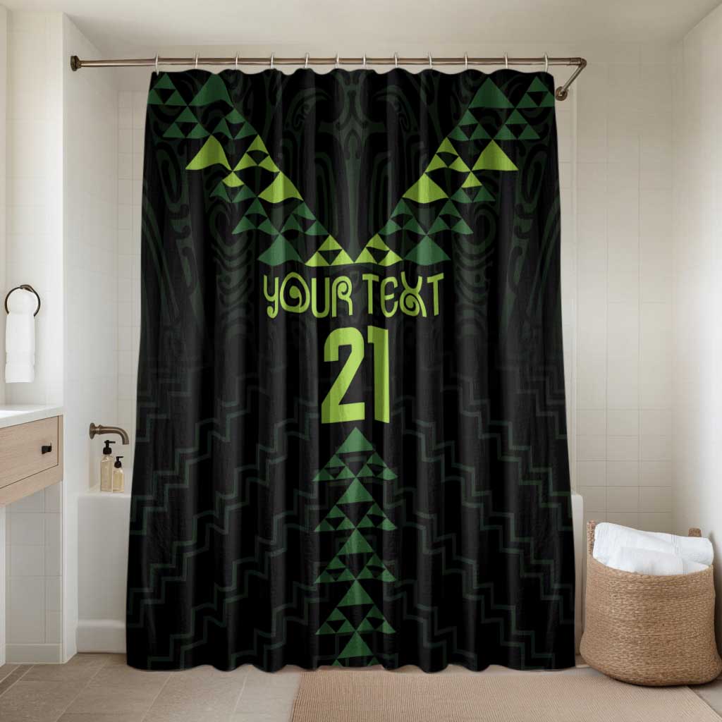 Custom New Zealand Maori Koru Koiri Motif Bathroom Set - Polynesian Pride