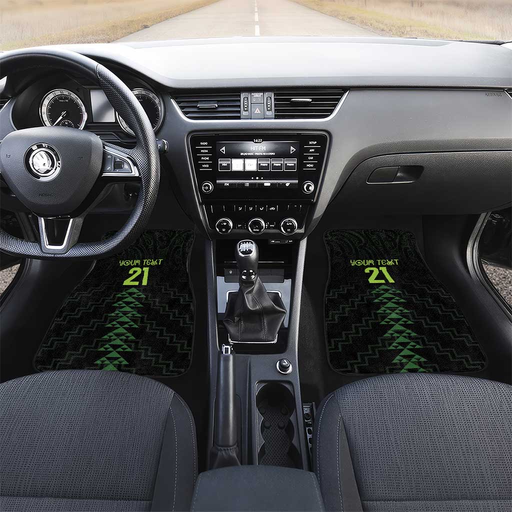 Custom New Zealand Maori Koru Koiri Motif Car Mats