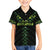 Custom New Zealand Maori Koru Koiri Motif Family Matching Short Sleeve Bodycon Dress and Hawaiian Shirt
