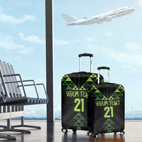 Custom New Zealand Maori Koru Koiri Motif Luggage Cover
