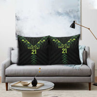 Custom New Zealand Maori Koru Koiri Motif Pillow Cover - Polynesian Pride