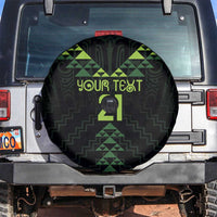 Custom New Zealand Maori Koru Koiri Motif Spare Tire Cover